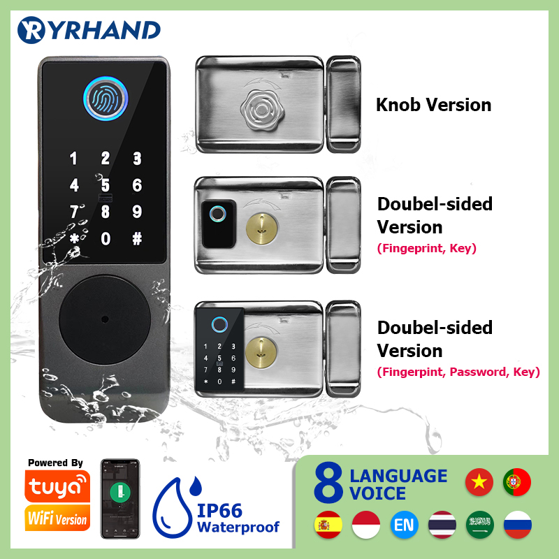 Unique Electronics Gadgets - Tuya Smart lock Waterproof Wifi Double