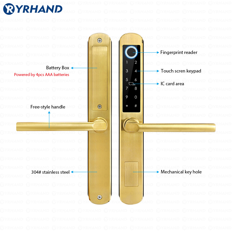 IP66 Gold Stainless steel Slid - Unique Electronics Gadgets 评论和价格
