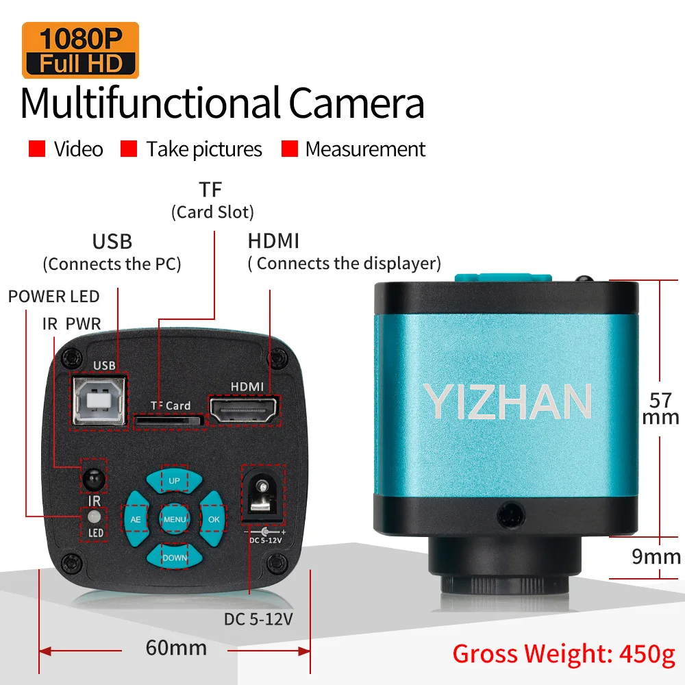 YIZHAN 150X Zoom Lens Electron - Digital Magnifier Reading 评论和价格
