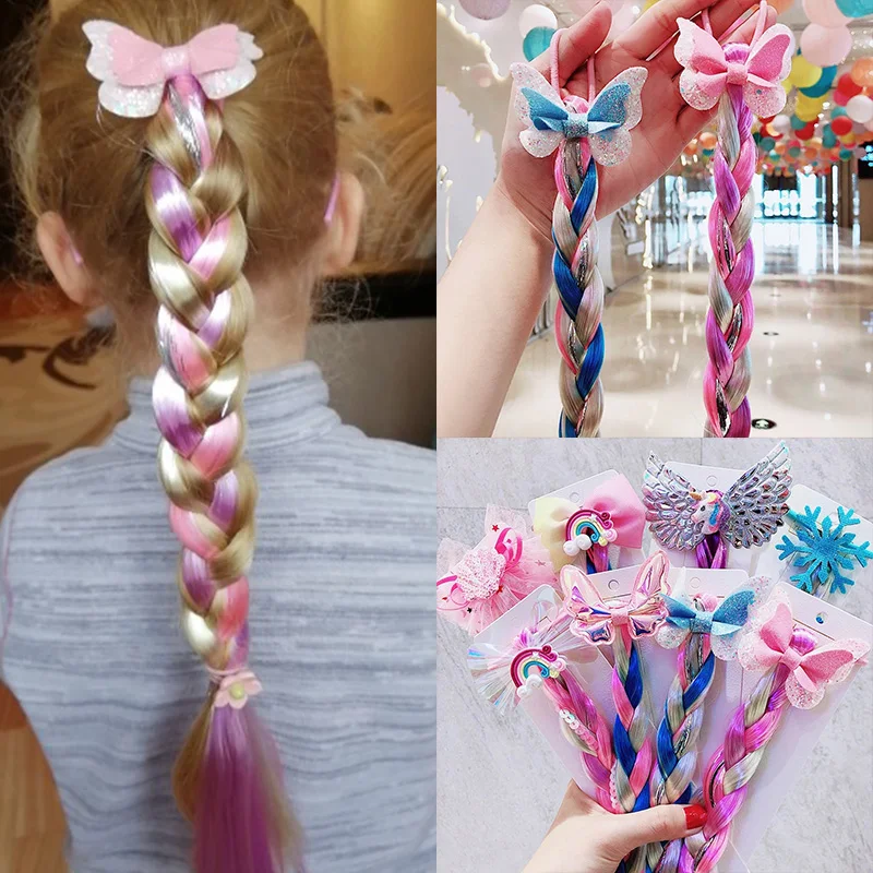 Littler Girls Long Braid Hair  - Elsa Gadget 评论和价格