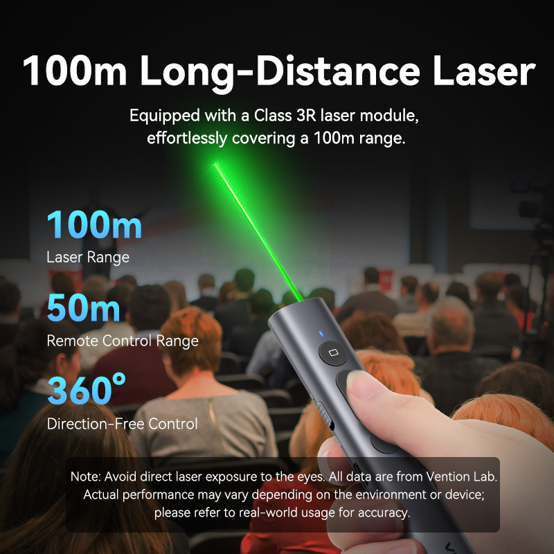 Vention Wireless Laser Pointer - Laser Pointer Presenter 评论和价格