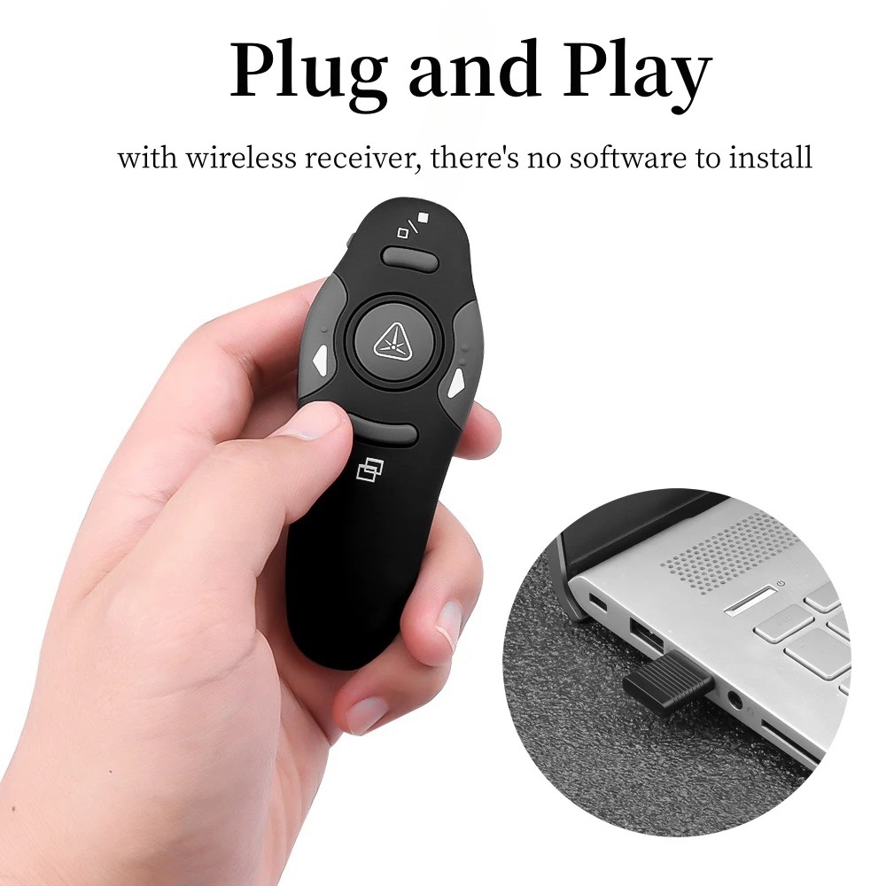 Wireless 2.4G Air Mouse Wirele - Laser Pointer Presenter 评论和价格