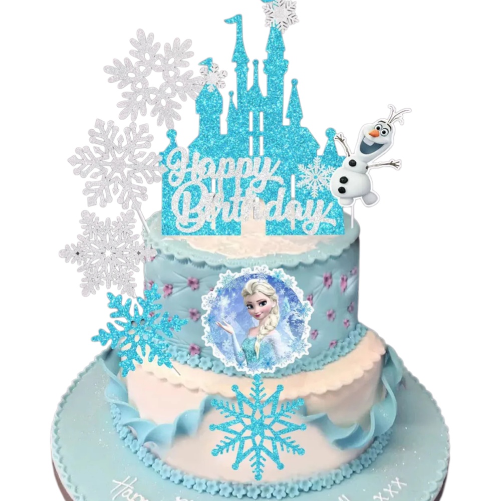 2026 8PCS F-r-o-z-e-n Cake Top - Elsa Gadget 评论和价格