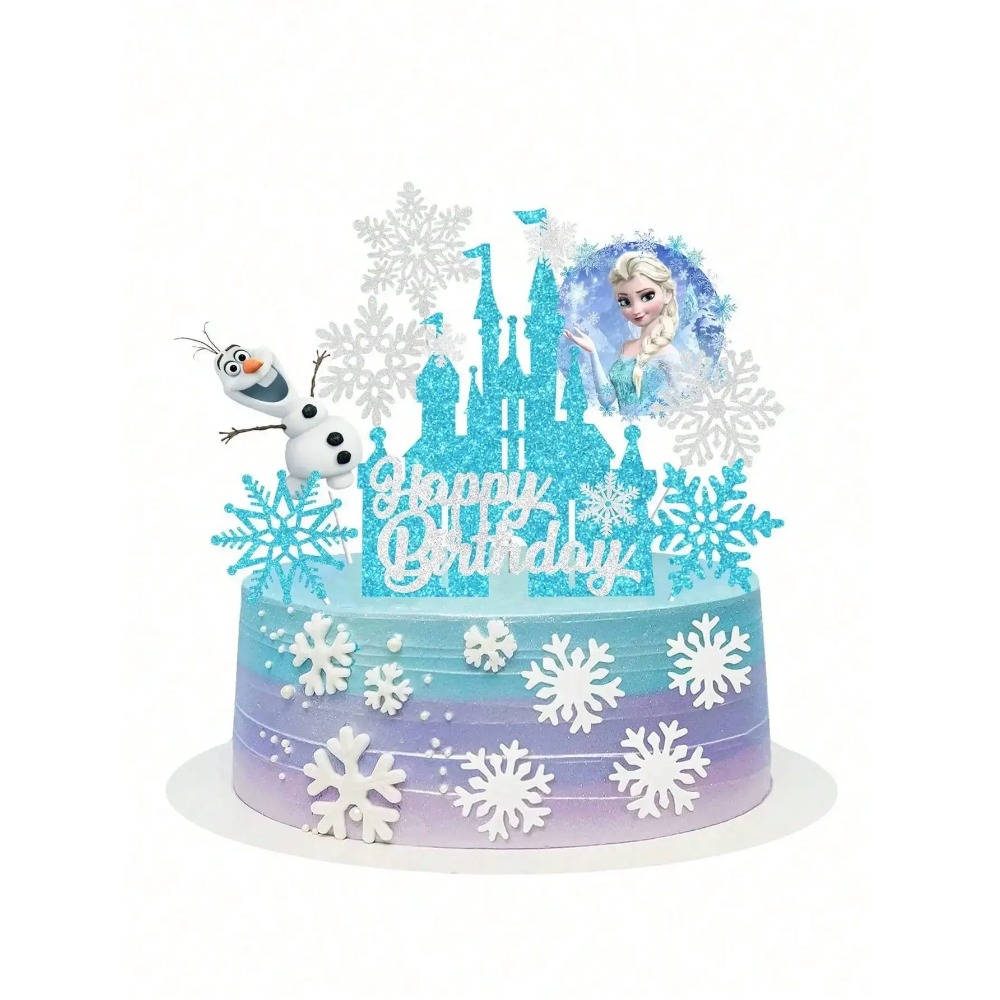 2026 8PCS F-r-o-z-e-n Cake Top - Elsa Gadget 评论和价格