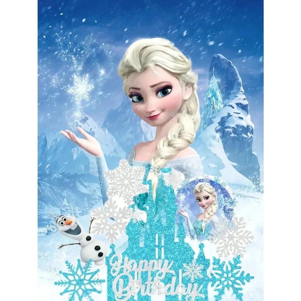 2026 8PCS F-r-o-z-e-n Cake Top - Elsa Gadget 评论和价格