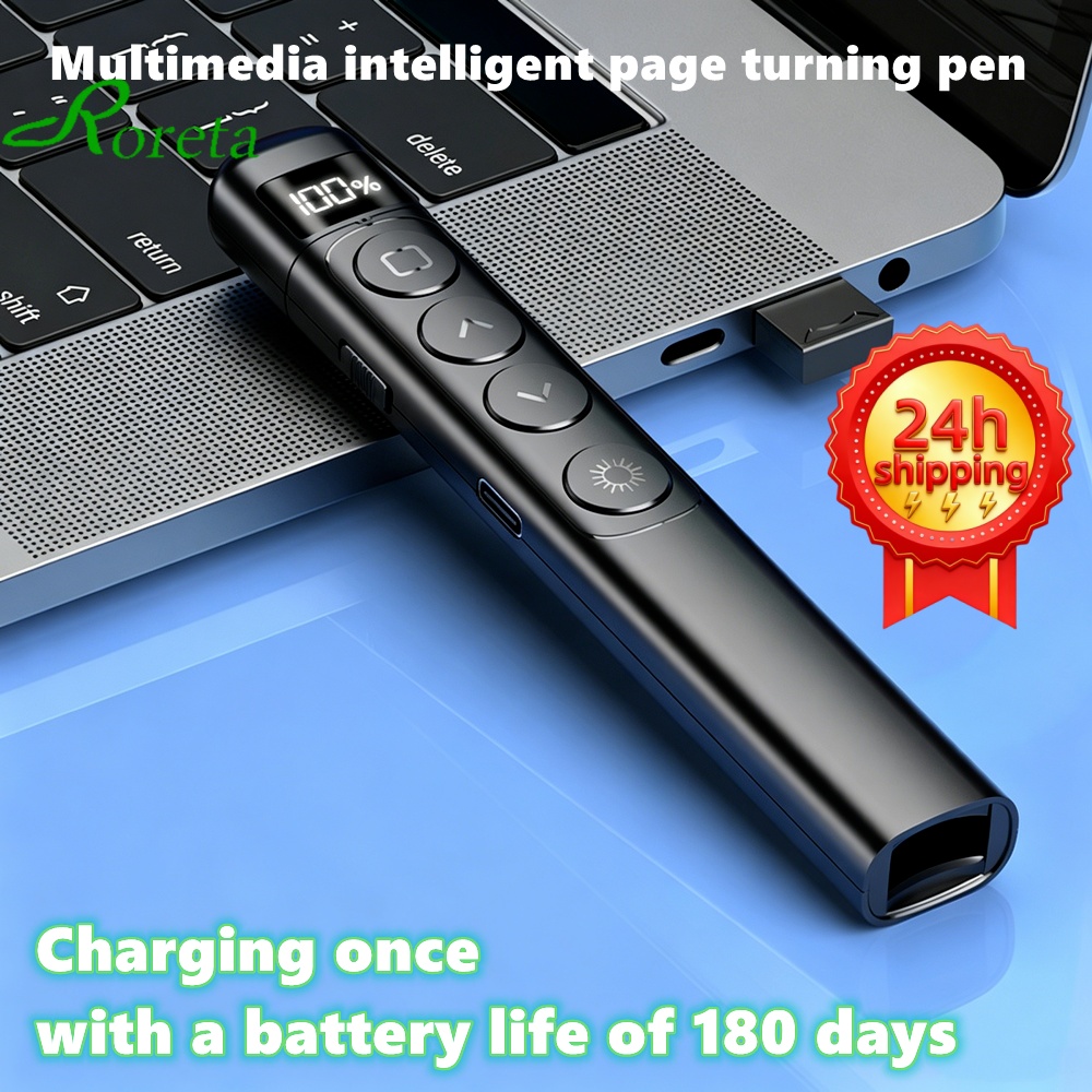 Powerpoint Pen Wireless Presen - Laser Pointer Presenter 评论和价格