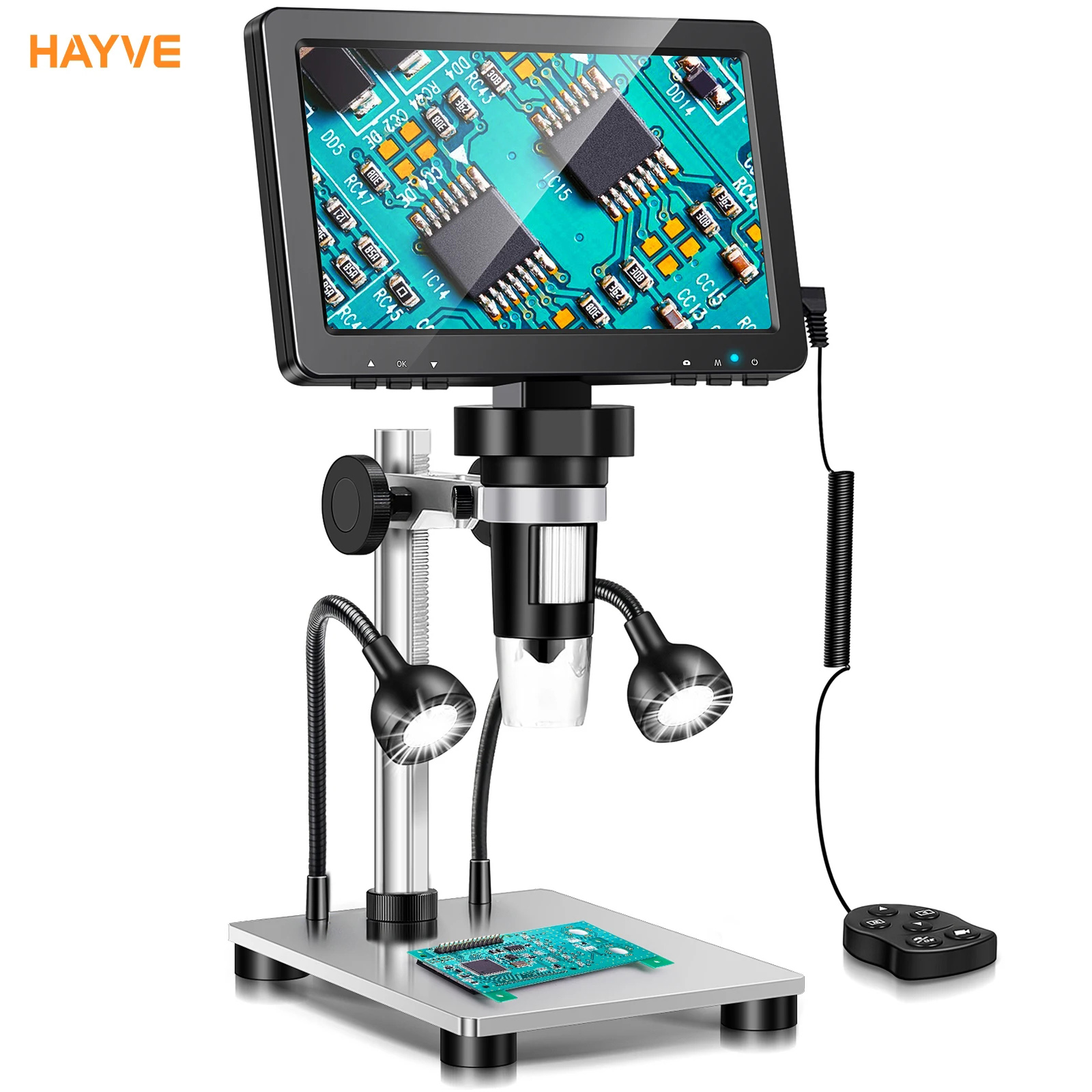 Hayve 7‘’ Digital Microscope 1 - Digital Magnifier Reading 评论和价格