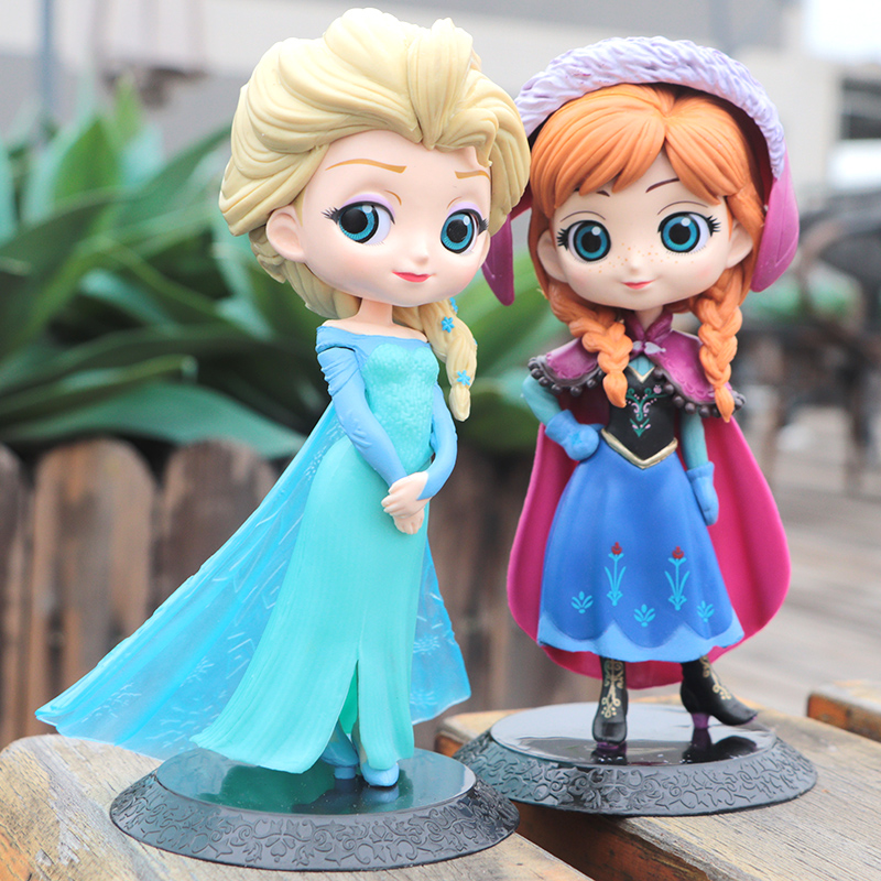Princess Q Elsa Anna Figures P - Elsa Gadget 评论和价格