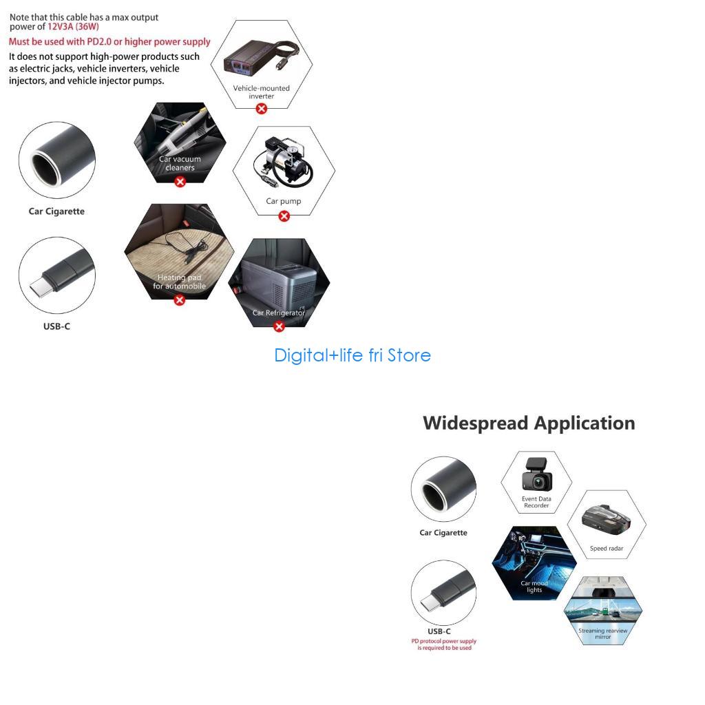 E06D USB C Male to 12V Female  - Electronics And Gadgets With C 评论和价格