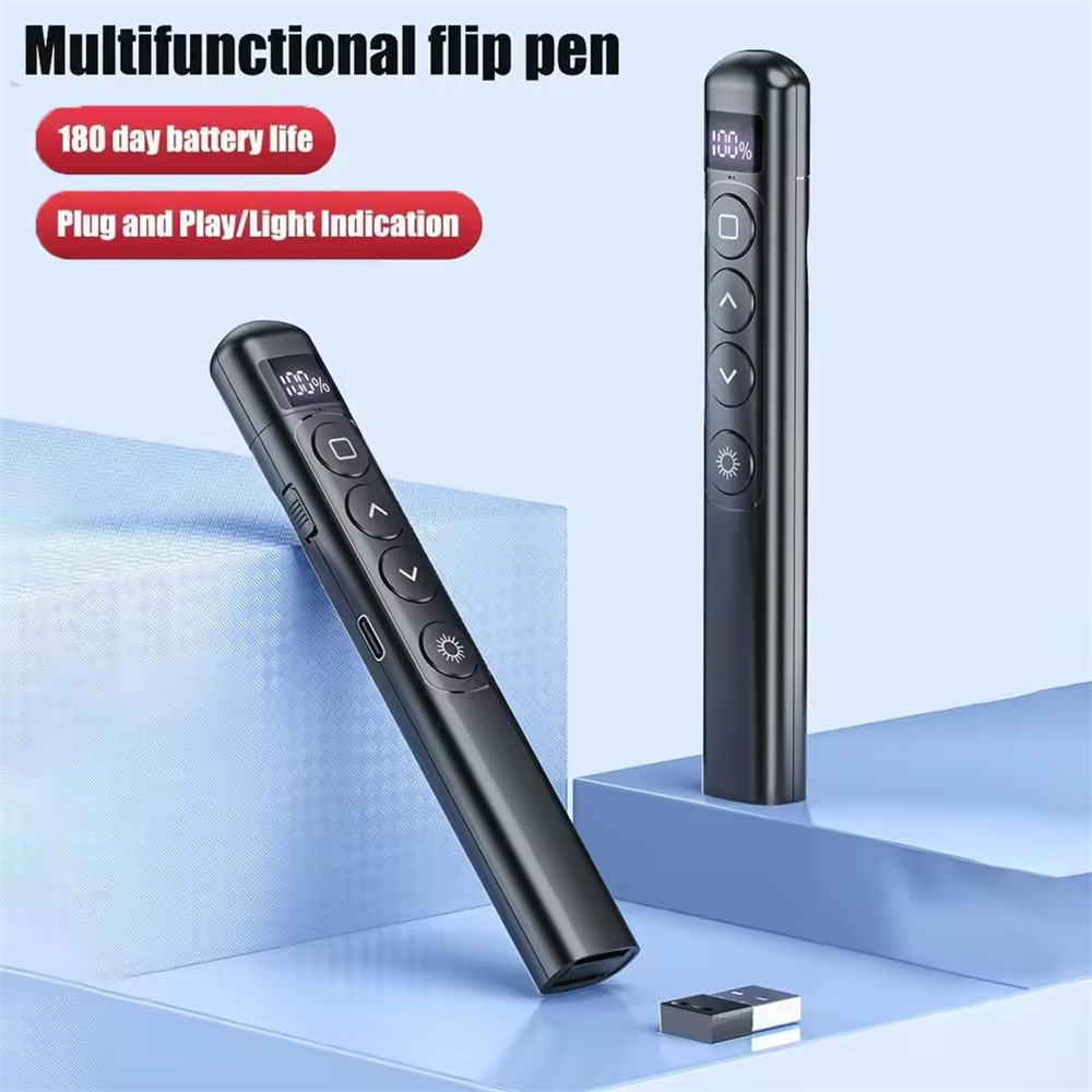 Flip-pen Presentation Clicker  - Laser Pointer Presenter 评论和价格