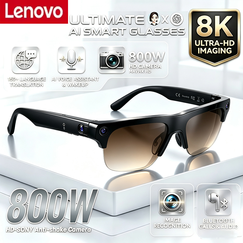 Lenovo Smart AI Glasses 800w H - Smart Glasses Ar 评论和价格
