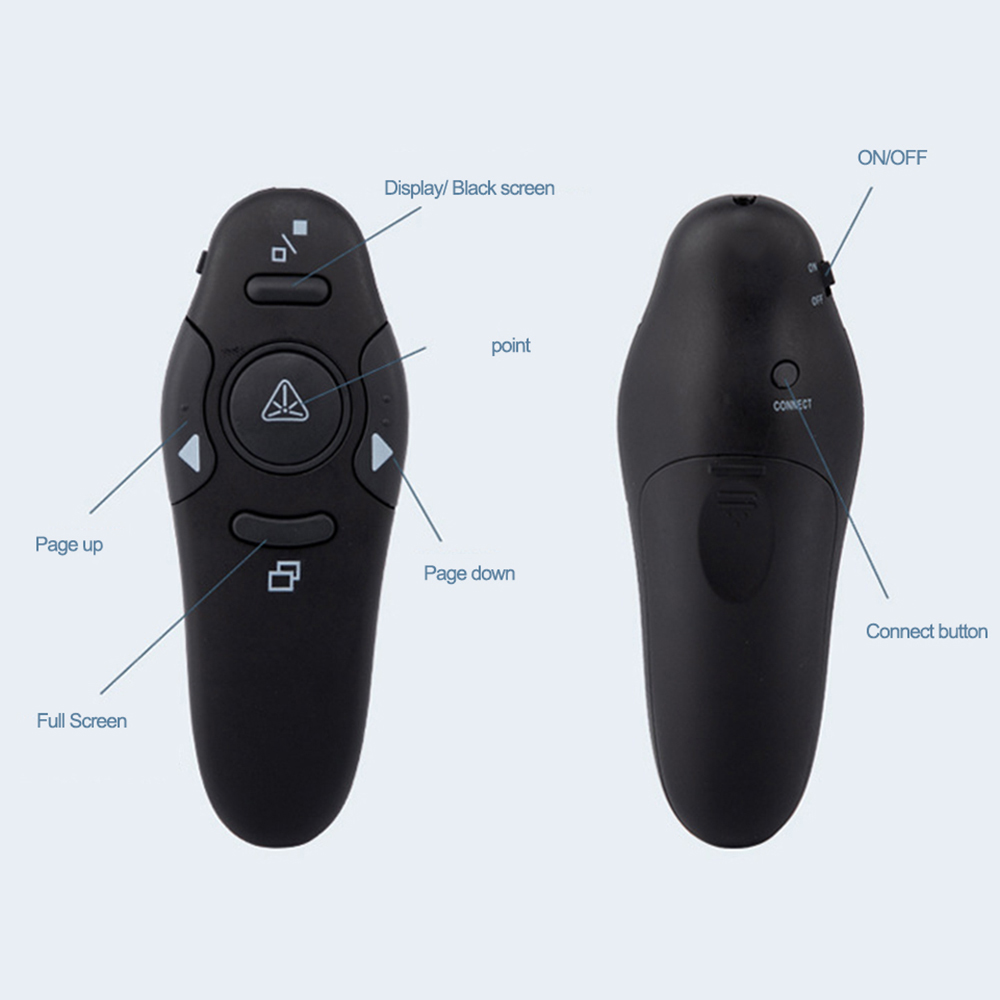 2.4GHz Wireless USB Powerpoint - Laser Pointer Presenter 评论和价格