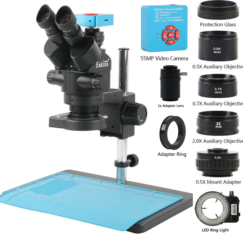 3.5-90X Zoom Trinocular Stereo - Digital Magnifier Reading 评论和价格