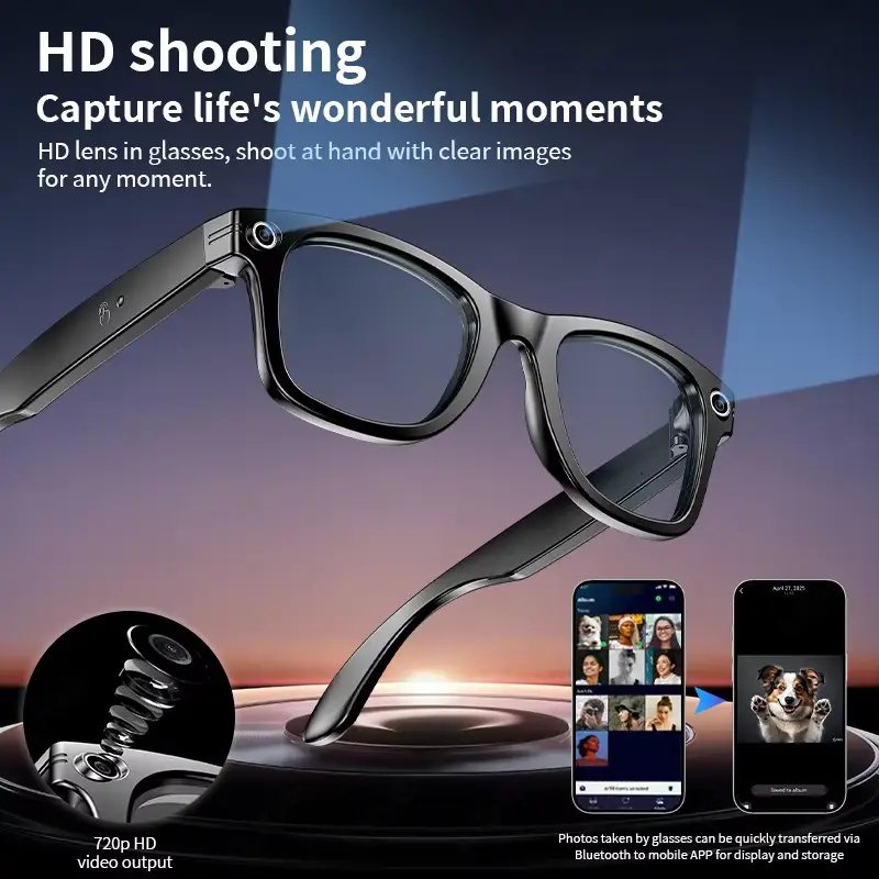 AI Smart Glasses with 8MP Came - Smart Glasses Ar 评论和价格